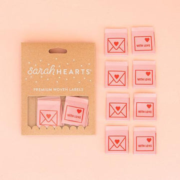 Sarah Hearts Sew in Labels: With Love Envelope