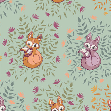 CRAFTING MAGIC: Foxes Five-Flannel (1/4 Yard)