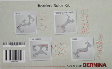 BERNINA Borders Ruler Kit, 4 PC SET