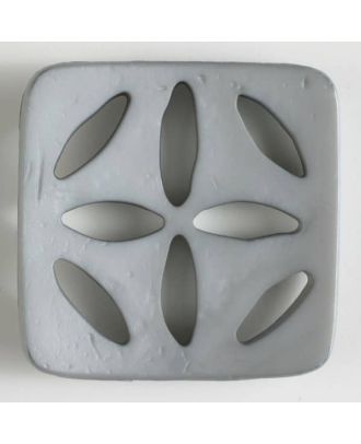 Square button 60mm-Grey