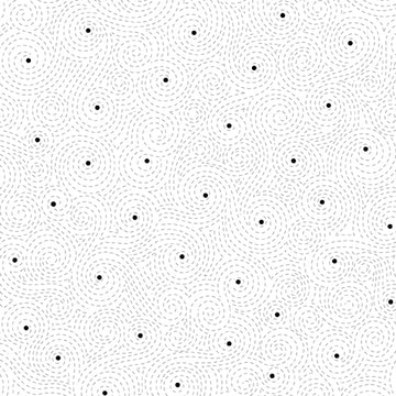 Amanda Murphy BOTANICA: Swirls-White (1/4 Yard)
