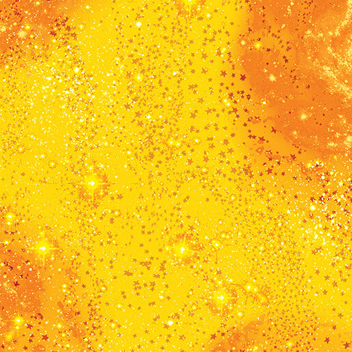 HARRY POTTER: Magic-Yellow/Orange (1/4 Yard)