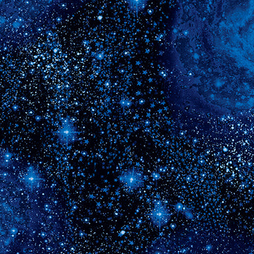 HARRY POTTER: Magic-Royal Blue (1/4 Yard)
