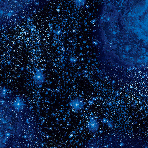 HARRY POTTER: Magic-Royal Blue (1/4 Yard)