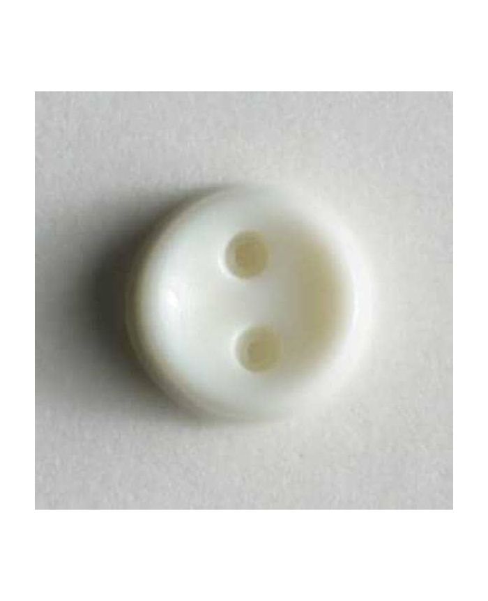 Doll Button: 7mm-White