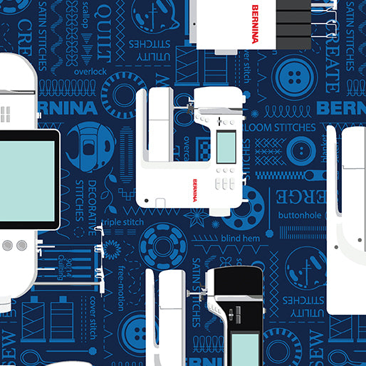 Amanda Murphy BERNINA CIRCA 2025: BERNINA Machines-INDIGO (1/4 Yard)