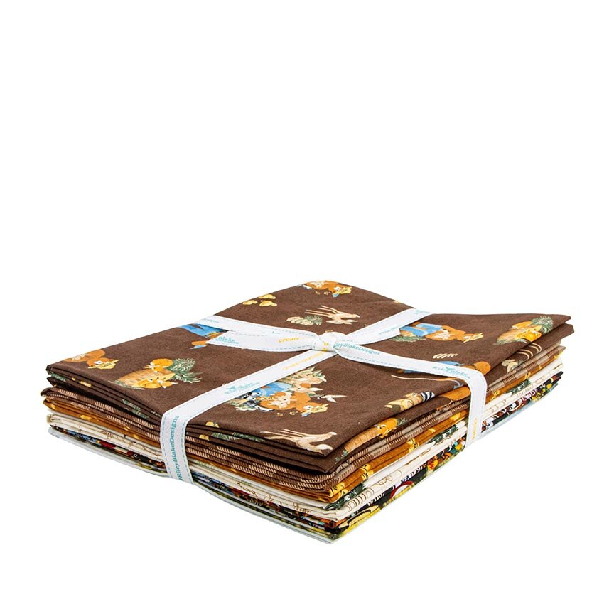 Friends of Smokey Bear: 1-Yard Bundle-Bark (8 pc)