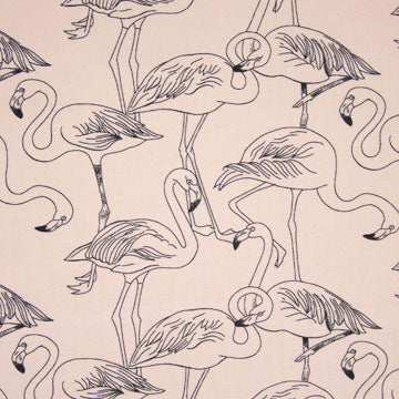 Katia: Jersey/Knit- Coral Flamingos (1/4 Yard)