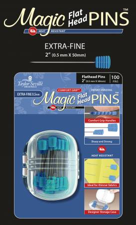 MAGIC: Pins Flat Head Quilting-Extra Fine 2
