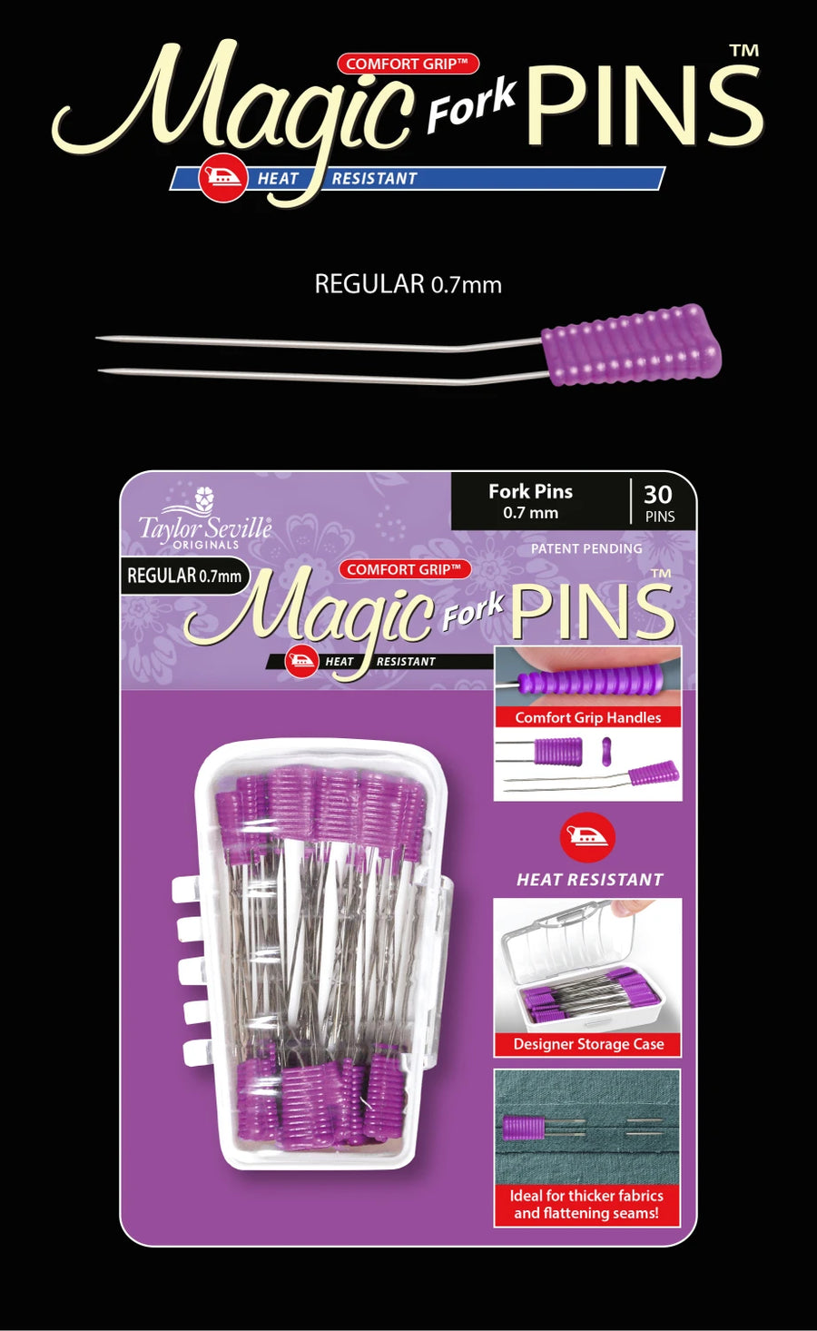 MAGIC: Pins Regular Fork 0.7mm (30pc)