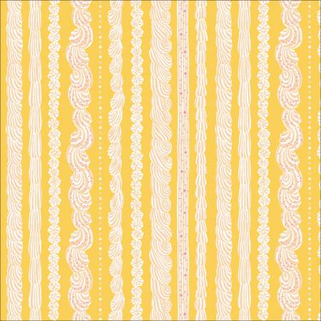 BUTTERCREAM: Buttercream Stripe (1/4 Yard)