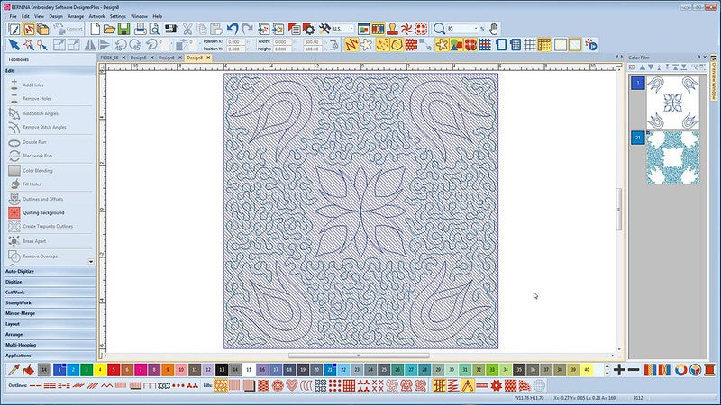 Time for Nine: Virtual BERNINA Embroidery Software Training 2025 Winter/Spring Session