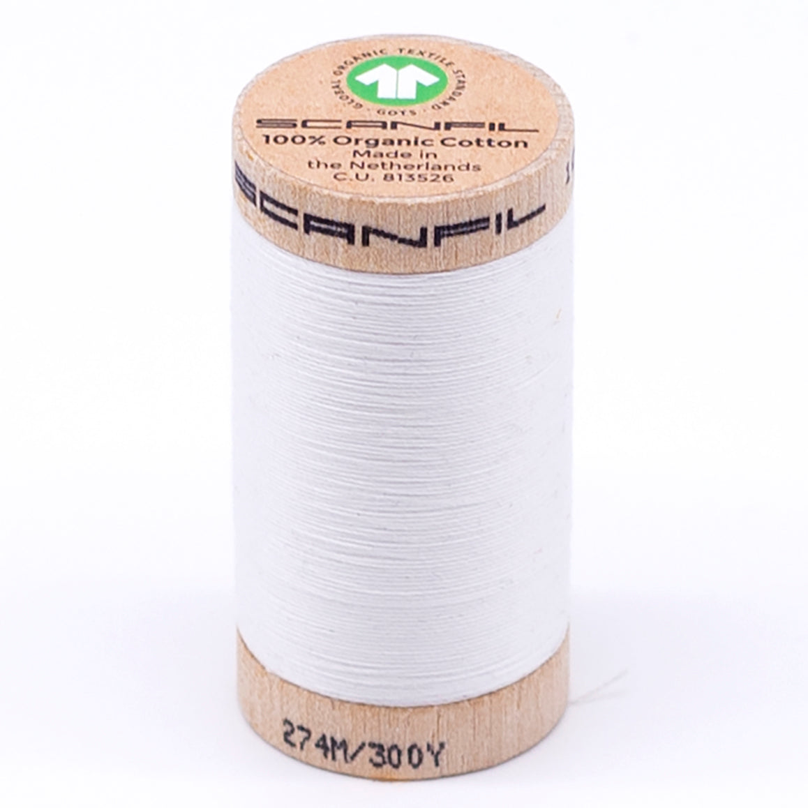 Scanfil: Organic Cotton Thread 30wt- Bright White 4800 – BERNINA of ...