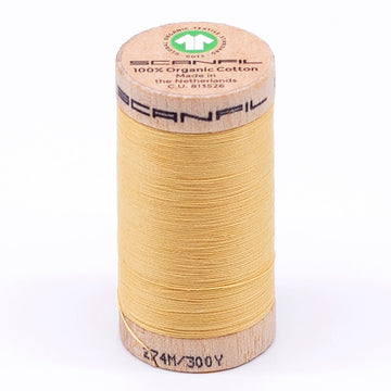 Scanfil: Organic Cotton Thread 30wt- Cornsilk 4802