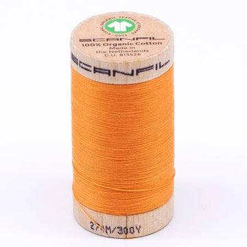 Scanfil: Organic Cotton Thread 30wt- Blazing Orange 4804