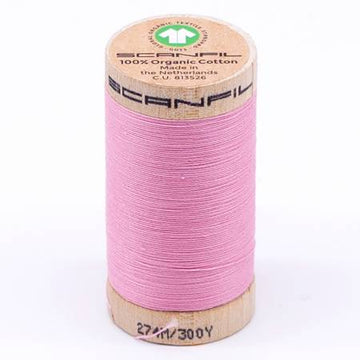 Scanfil: Organic Cotton Thread 30wt- Candy Pink 4809