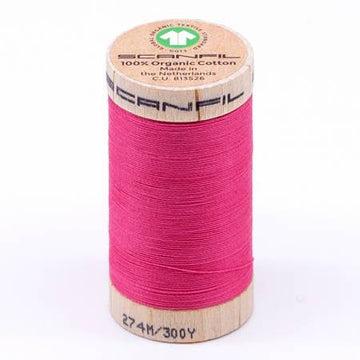 Scanfil: Organic Cotton Thread 30wt- Pink Lemonade 4810