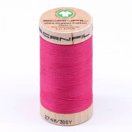 Scanfil: Organic Cotton Thread 30wt- Pink Lemonade 4810