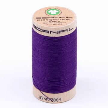 Scanfil: Organic Cotton Thread 30wt- Royal Purple 4813