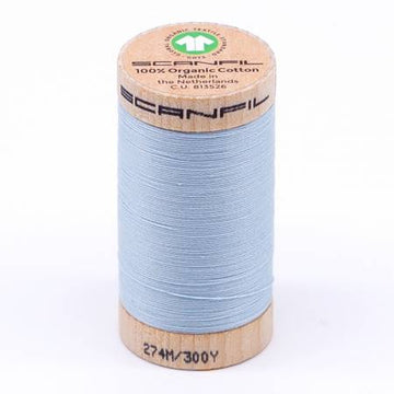Scanfil: Organic Cotton Thread 30wt- Winter Sky 4814