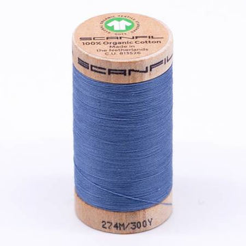 Scanfil: Organic Cotton Thread 30wt- Blue Shadow 4816