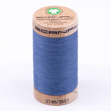 Scanfil: Organic Cotton Thread 30wt- Blue Shadow 4816