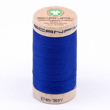 Scanfil: Organic Cotton Thread 30wt- Nautical Blue 4817