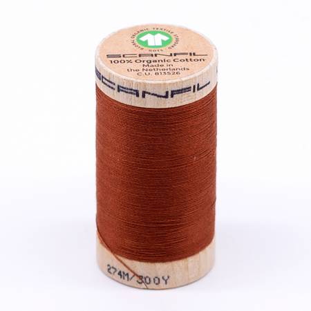 Scanfil: Organic Cotton Thread 30wt- Baked Clay 4828