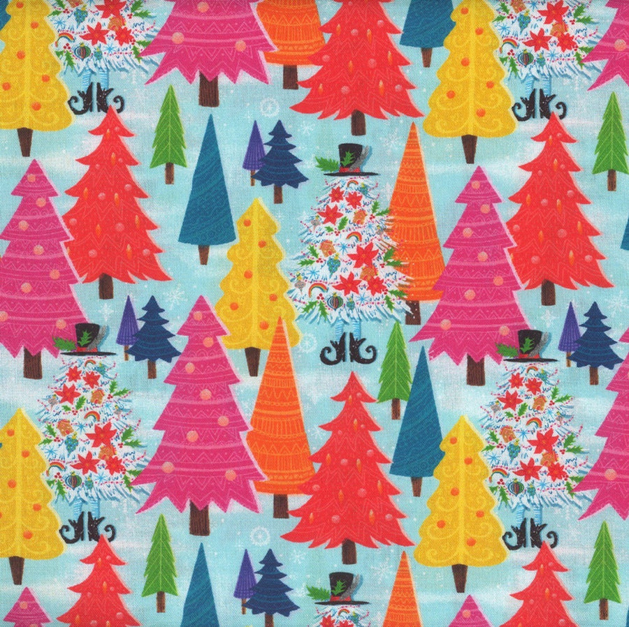 HOLIDAZZLE: Festive Trees (1/4 Yard)