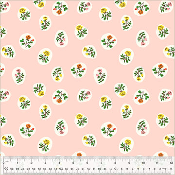 Heather Ross STUDIO EDIT: Bouquet-Blush (1/4 Yard)