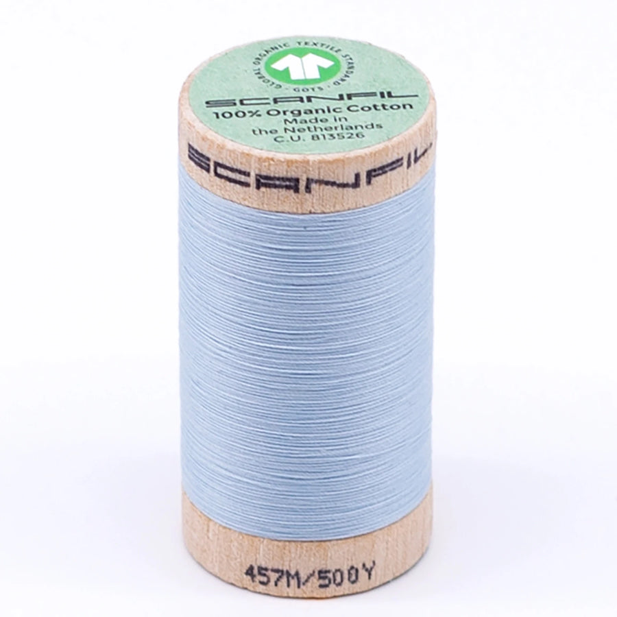 Scanfil: Organic Cotton Thread 50wt- Winter Sky 4814