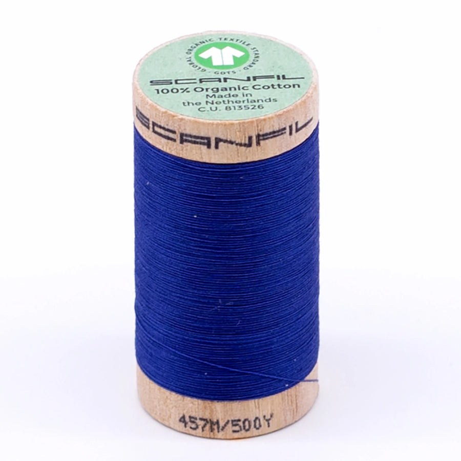 Scanfil: Organic Cotton Thread 50wt- Nautical Blue 4817