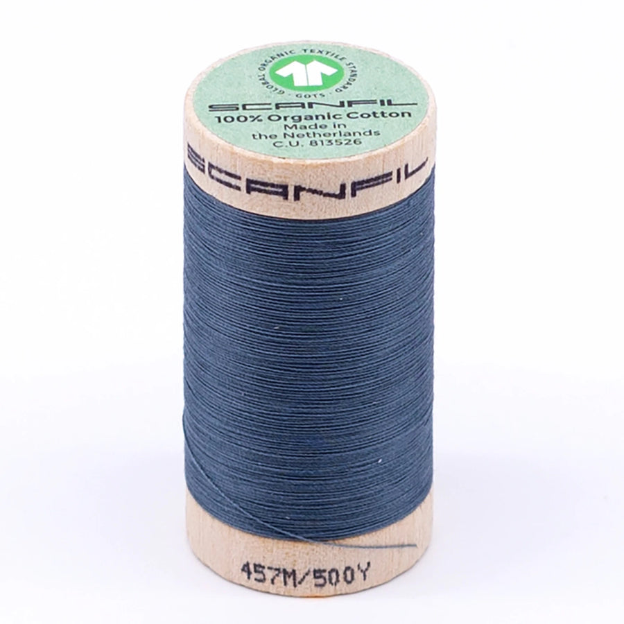 Scanfil: Organic Cotton Thread 50wt- Aegean Blue 4819