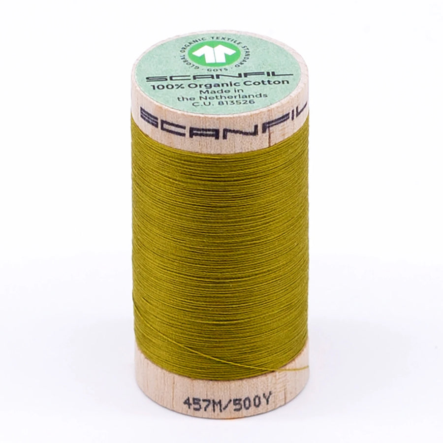 Scanfil: Organic Cotton Thread 50wt- Green Envy 4823