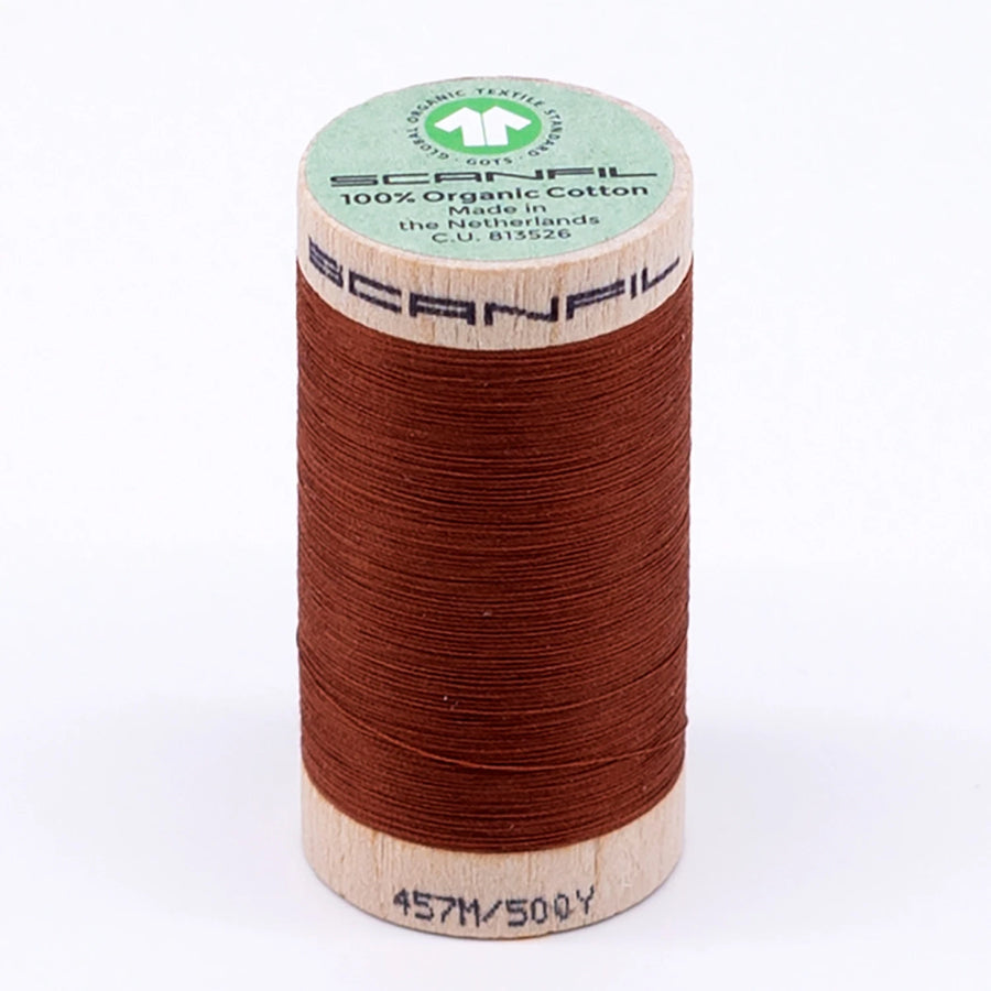 Scanfil: Organic Cotton Thread 50wt- Cathay Spice 4828