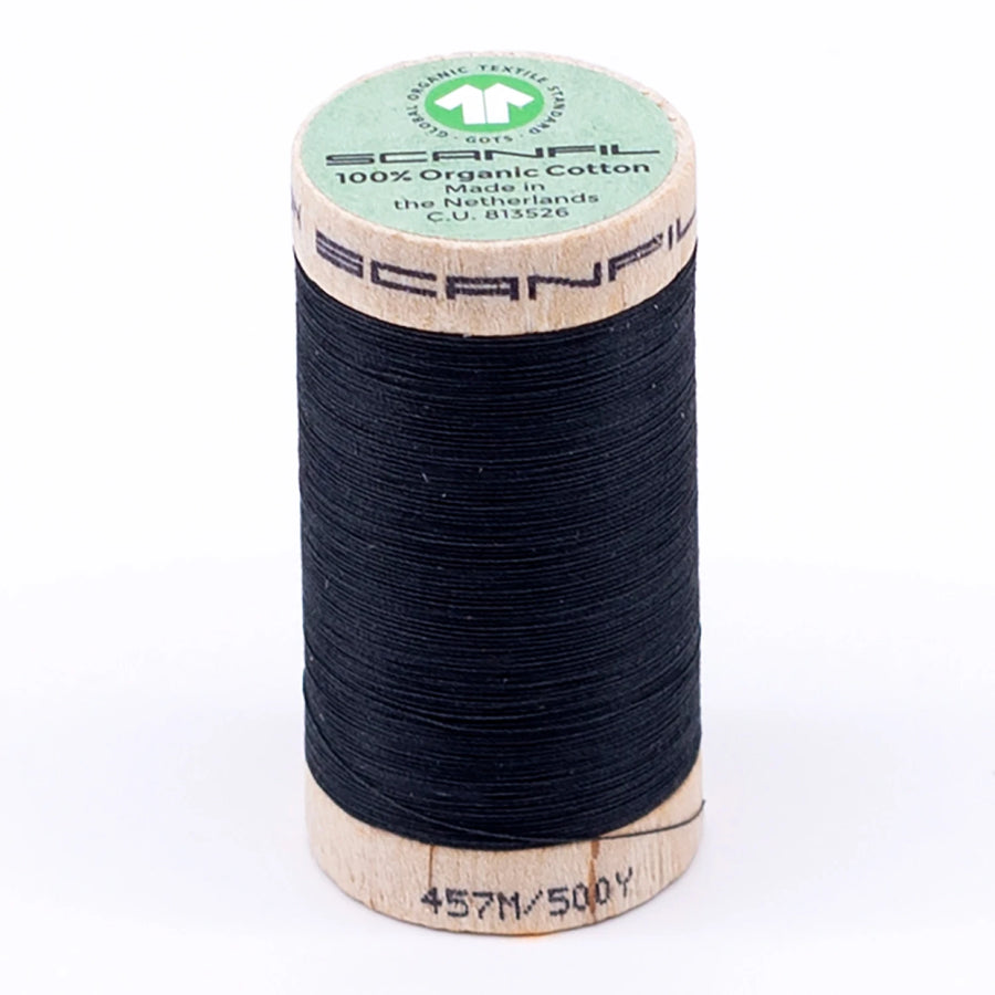 Scanfil: Organic Cotton Thread 50wt- Vulcanic Ash 4833