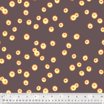 Heather Ross FORESTBURGH: Firefly-Plum (1/4 Yard)