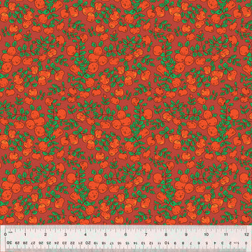 FORESTBURGH: Apples-Warm Red (1/4 Yard)