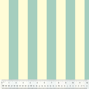 Heather Ross FORESTBURGH: Broadstripe-Ivory (1/4 Yard)
