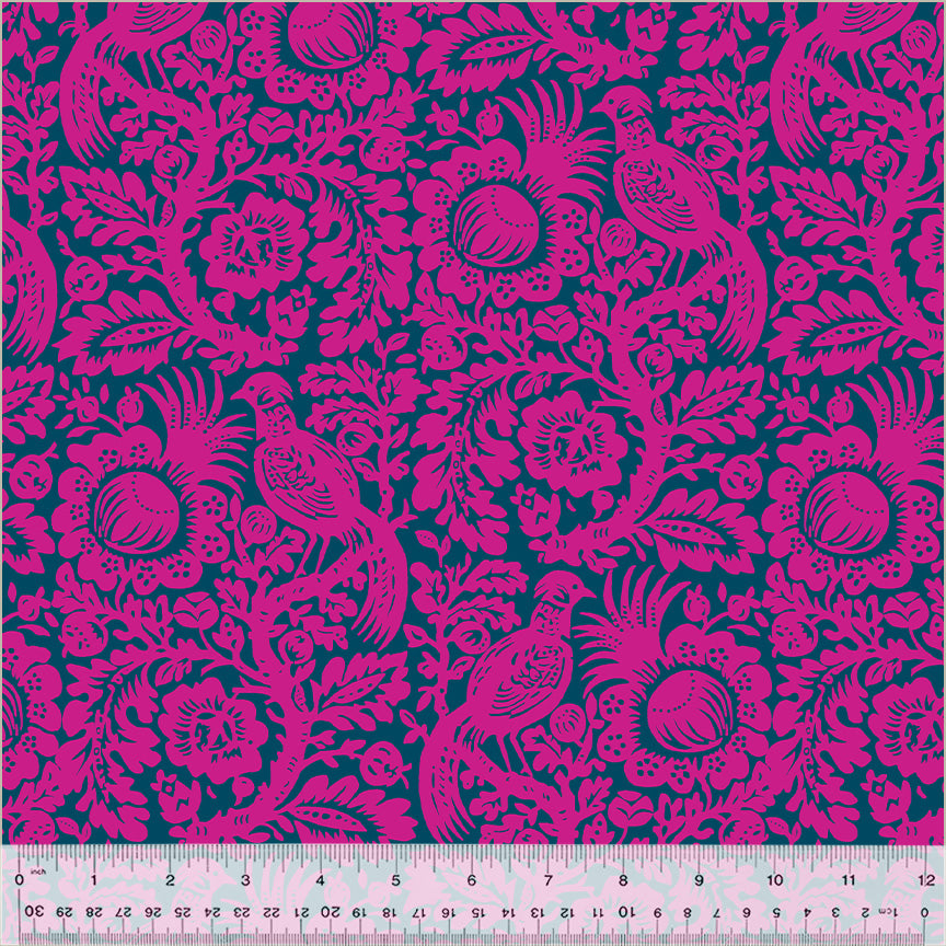 WEST PALM BEACH: Rachael Daisy-Magenta (1/4 Yard)