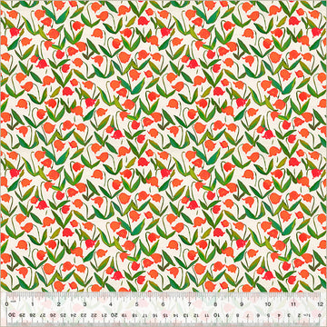 Heather Ross BY HAND: Flowerbed (1/4 Yard)