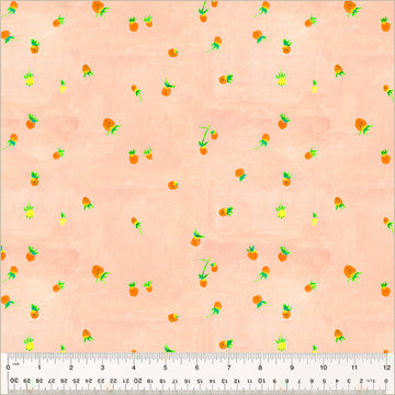 Heather Ross BY HAND: Wild Strawberries-Blush (1/4 Yard)