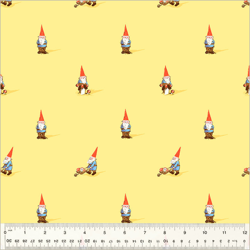 Heather Ross STUDIO EDIT: Gnome-Yellow (1/4 Yard)