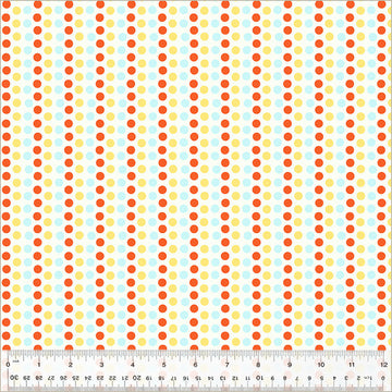 Heather Ross STUDIO EDIT: Dots-Blue/Yellow (1/4 Yard)
