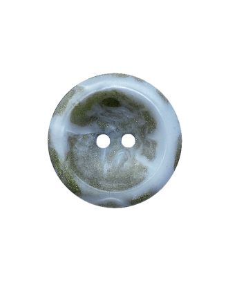 Round button 28mm-Blue with gold particles