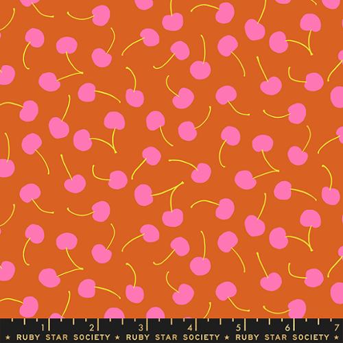 Ruby Star Society SUGAR CONE: Cherries-Pecan (1/4 Yard)