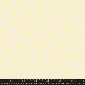 Sugar Cone: Ripple- Neon Yellow (1/4 Yard)