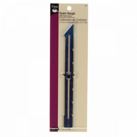 7in Seam Gauge Ruler with Point Turner