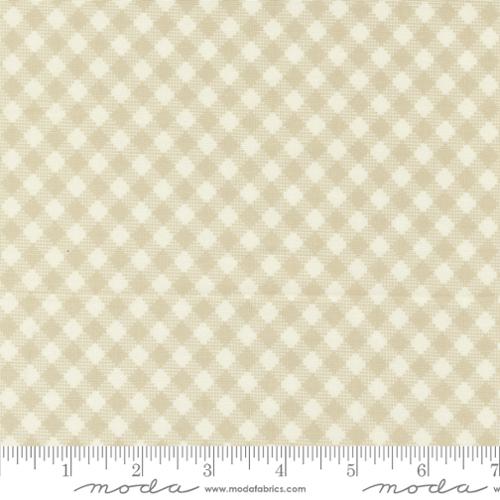 FRAMSTEAD: Bias Gingham-Linen (1/4 Yard)