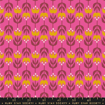 Ruby Star Society WOODLAND PARK: Gathering-Raspberry (1/4 Yard)